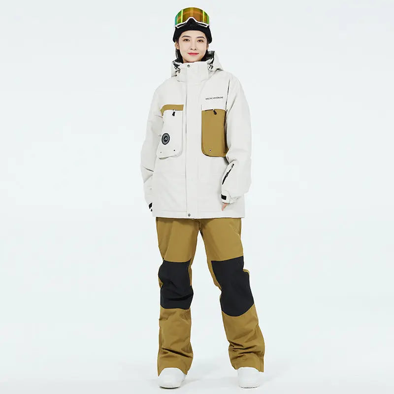 Female Outdoor Ski & Snowboard Jackets & Overalls Bibs HOTIANSNOW