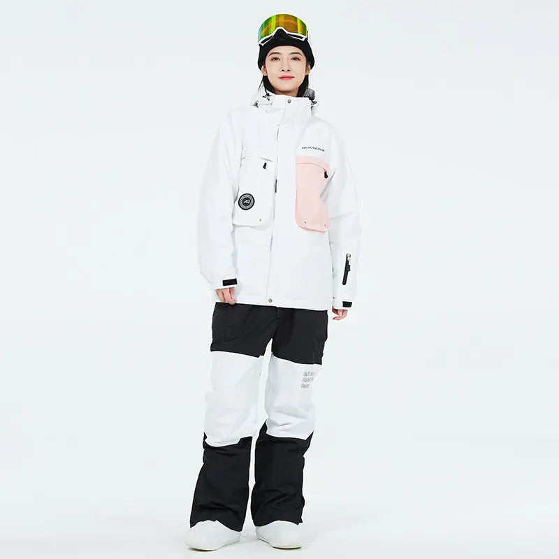 Female Outdoor Ski & Snowboard Jackets & Overalls Bibs HOTIANSNOW