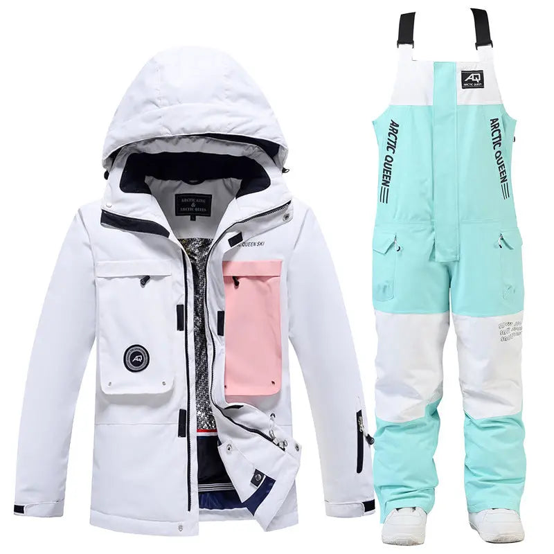 Female Outdoor Ski & Snowboard Jackets & Overalls Bibs HOTIANSNOW