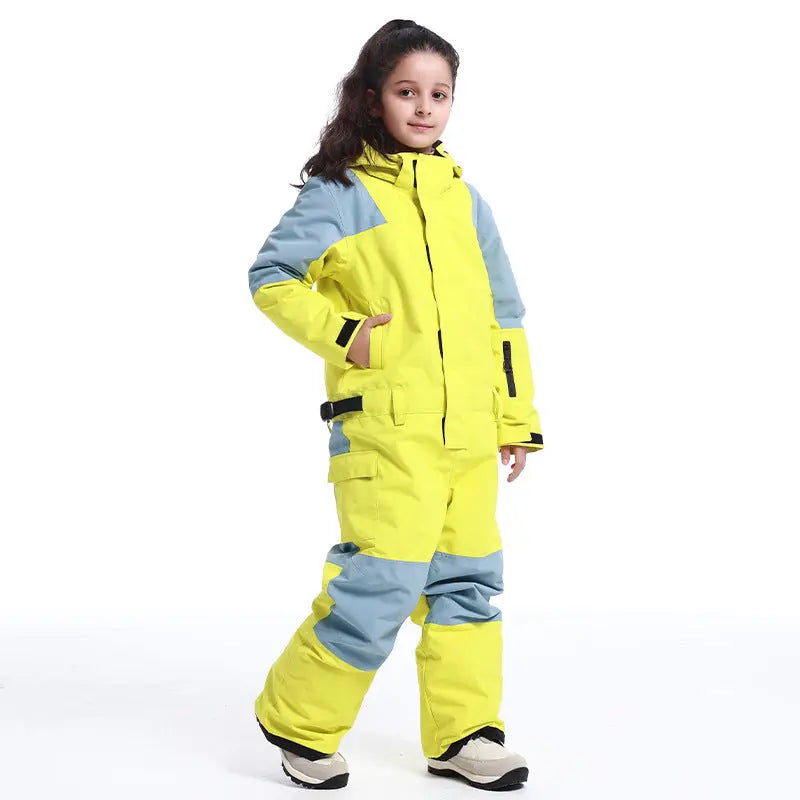 Girls One Piece Ski Suits HOTIAN