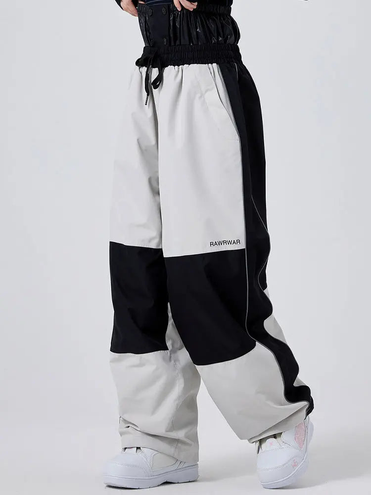 Girls Plus Size Baggy Snow Pants HOTIANSNOW