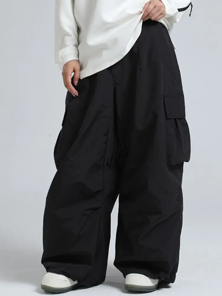 Gsou Snow Baggy Cargo Snowboard Pants - Unisex 