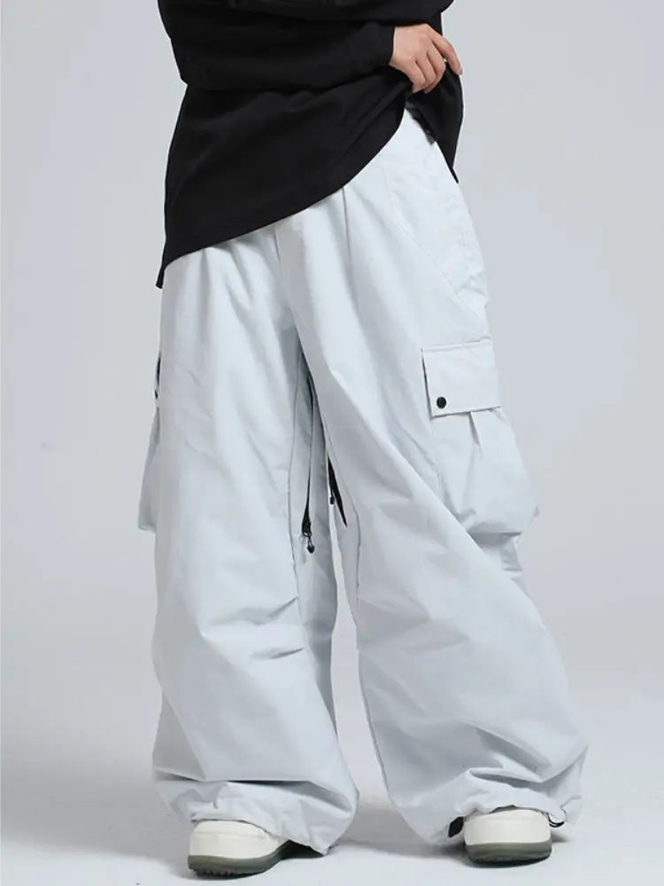 Gsou Snow Baggy Cargo Snowboard Pants - Unisex 