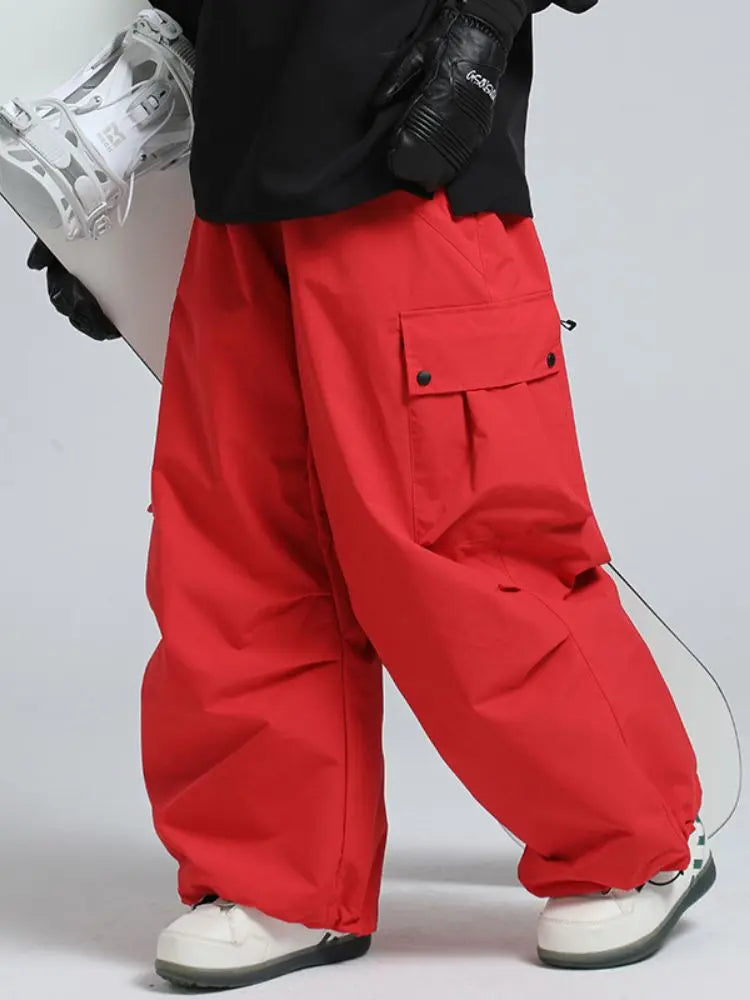 Gsou Snow Baggy Cargo Snowboard Pants - Unisex 