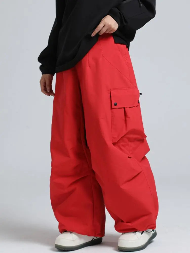 Gsou Snow Baggy Cargo Snowboard Pants - Unisex 