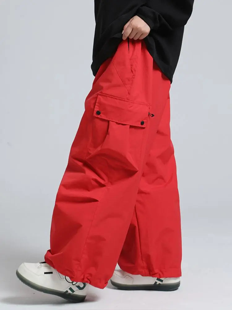 Gsou Snow Baggy Cargo Snowboard Pants - Unisex 