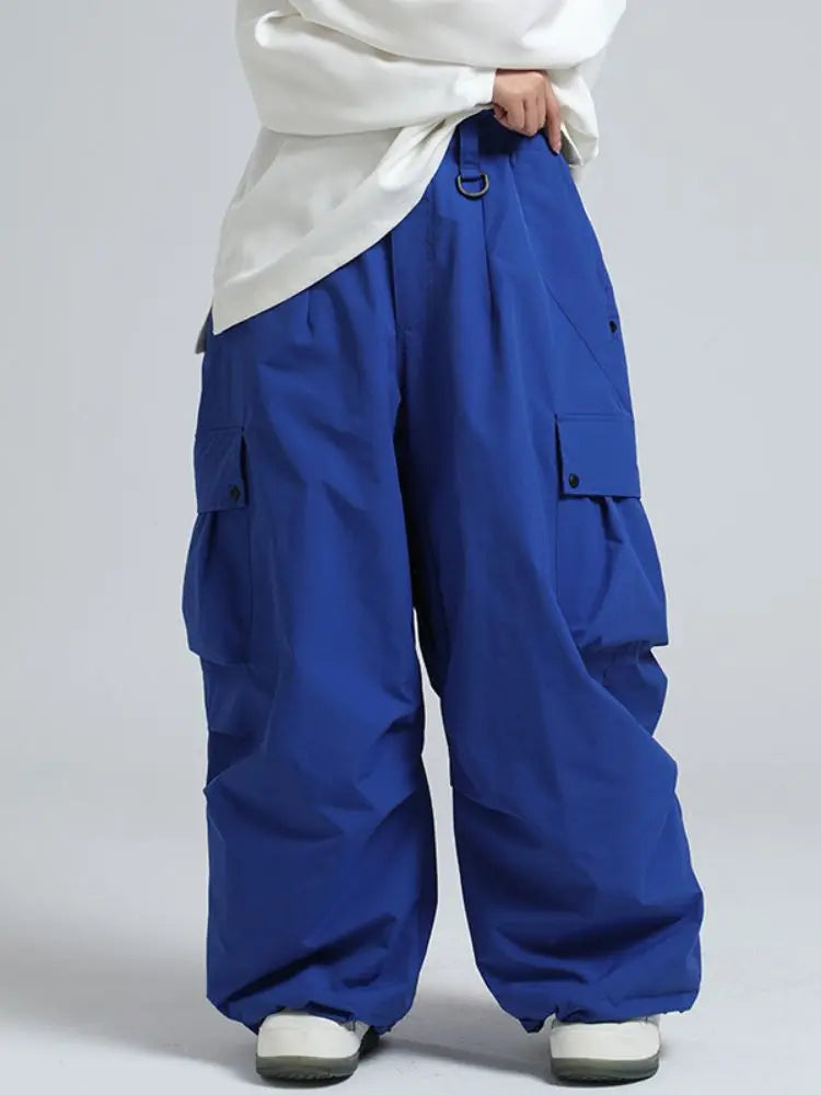 Gsou Snow Baggy Cargo Snowboard Pants - Unisex 