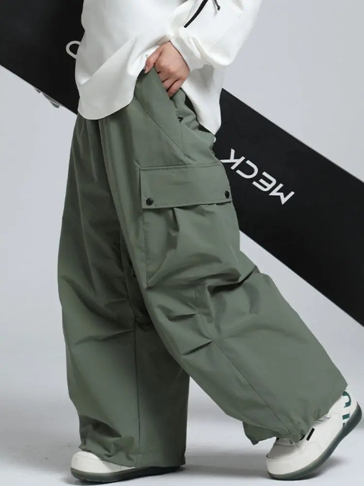 Gsou Snow Baggy Cargo Snowboard Pants - Unisex 