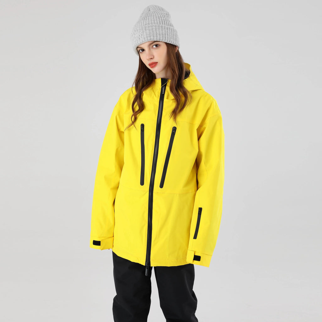 HOTIAN Women Oversized Hooded Unisex Zip Shell Jacket HOTIAN