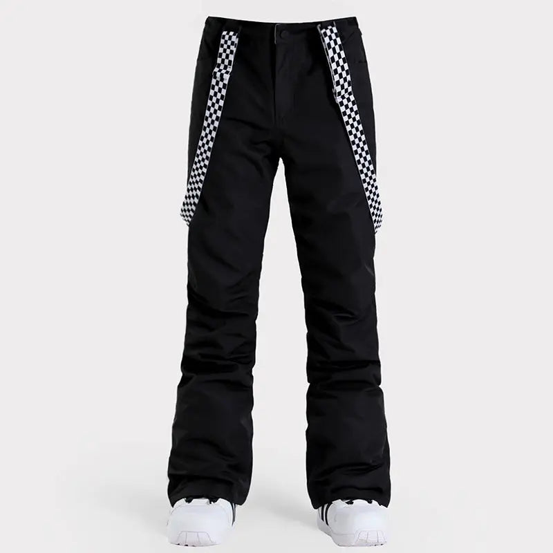 HOTIAN Women's Ski Pants Adjustable Strap Snowboard Pants 