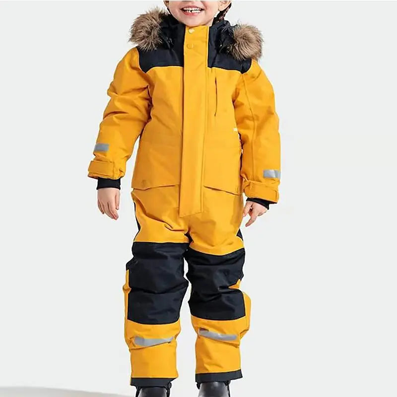 Children's Winter Ski Suit Thermal One-piece Ski Overalls（复制） 