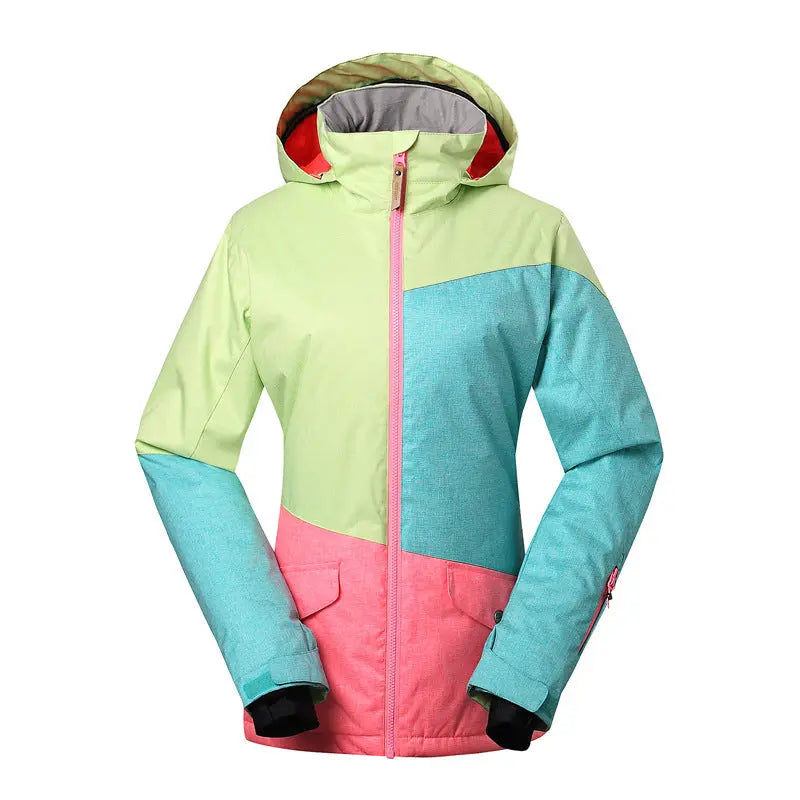 Hooded Printed Ski Snowboard Jacket 