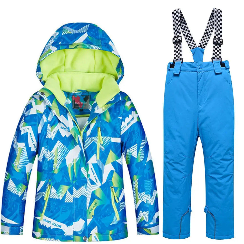 Hotian Boy Skiing Snowboarding Insulated Suits Windproof HOTIAN