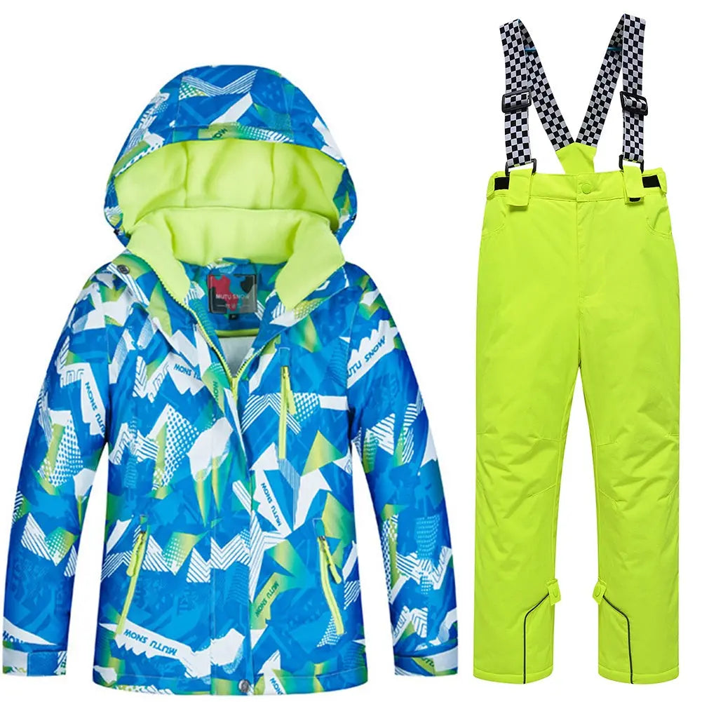 Hotian Boy Skiing Snowboarding Insulated Suits Windproof HOTIAN