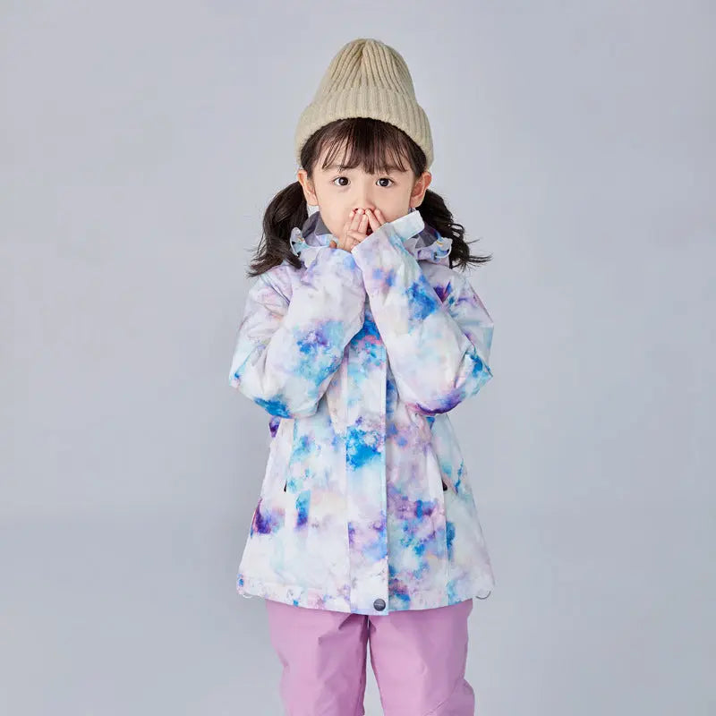 Hotian Boys Colorful Winter Warm Snowboard Ski Jacket 