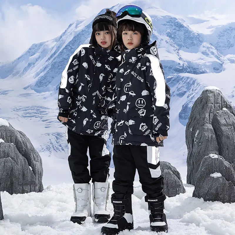 Hotian Boys Ski Set Snow Jackets & Pants HOTIAN