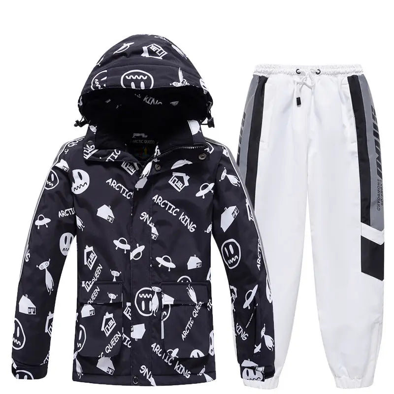 Hotian Boys Ski Set Snow Jackets & Pants HOTIAN