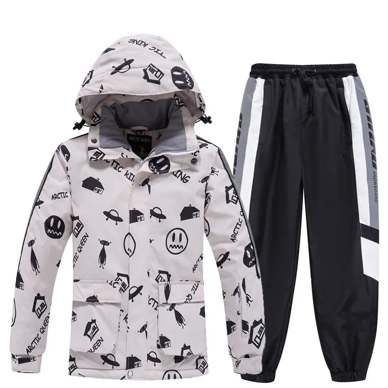 Hotian Boys Ski Set Snow Jackets & Pants HOTIAN