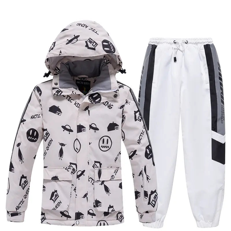 Hotian Boys Ski Set Snow Jackets & Pants HOTIAN