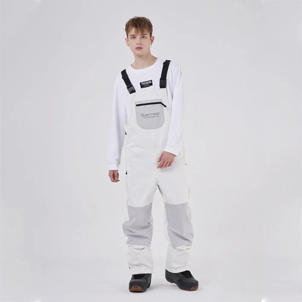 Colorblock Insulated Snow Overalls