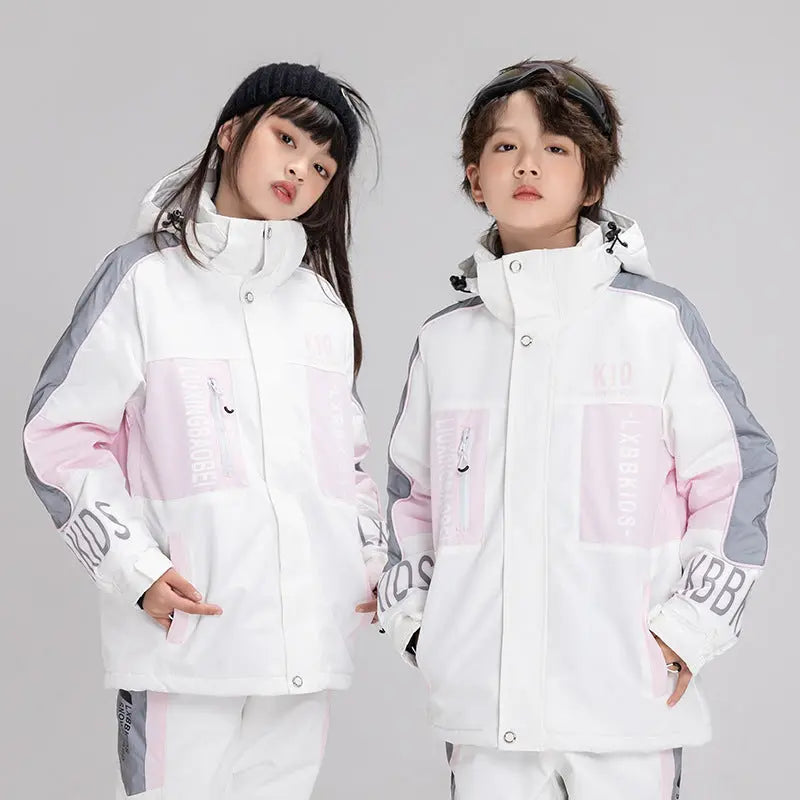 Hotian Kid Hooded Insulated Snow Jacket HOTIAN