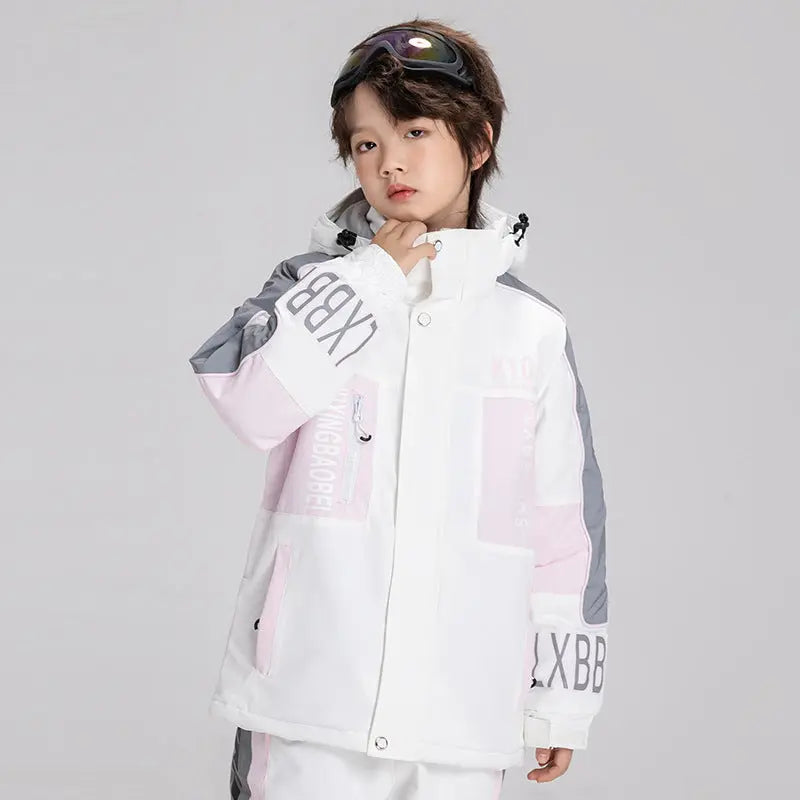 Hotian Kid Hooded Insulated Snow Jacket HOTIAN