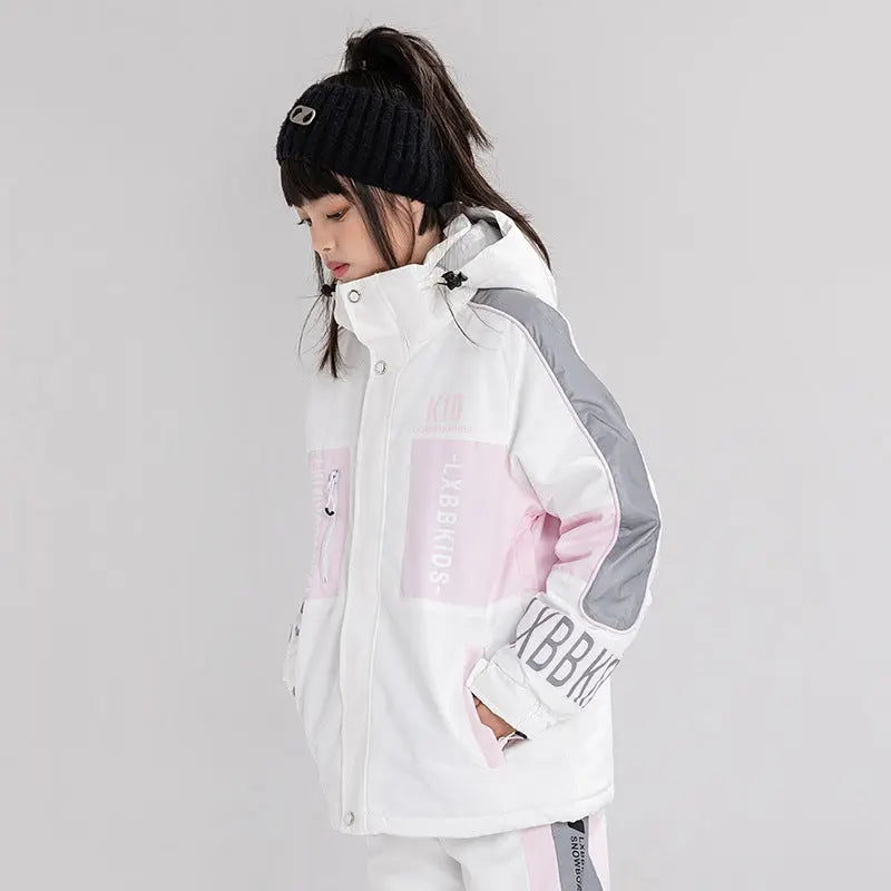 Hotian Kid Hooded Insulated Snow Jacket HOTIAN