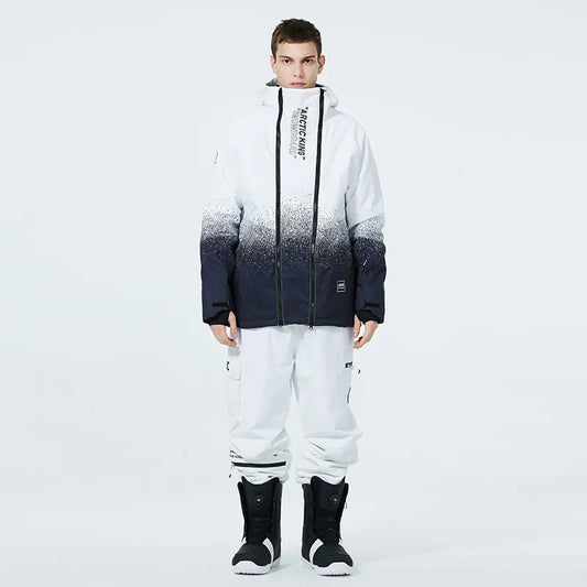 Hotian Men Snowboard Suits Cargo Jacket & Jogger Pants HOTIAN