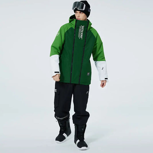 Hotian Men Snowboard Suits Cargo Jacket & Jogger Pants