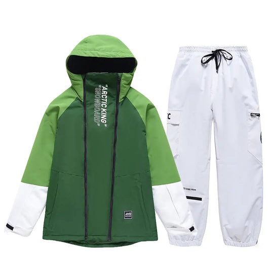 Hotian Men Snowboard Suits Cargo Jacket & Jogger Pants