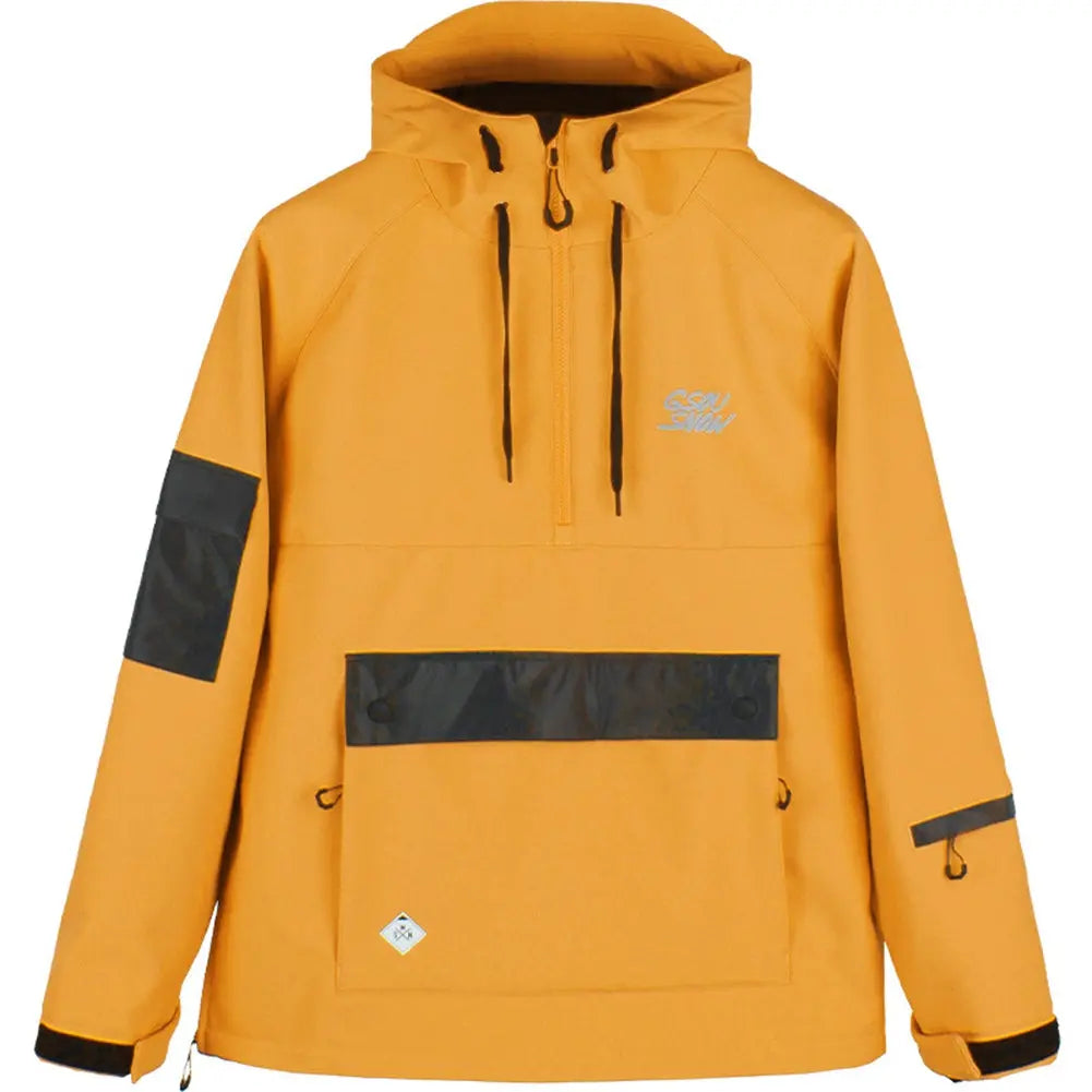 Hotian Reflective Stripe Women Insulated Anorak Hoodie HOTIAN