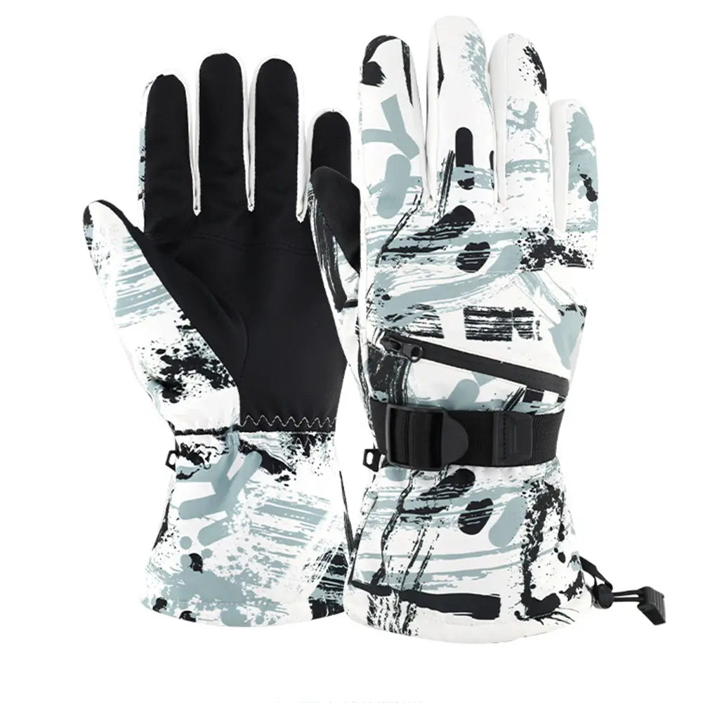 Hotian Unisex Snow Skiing Gloves Full Palm HOTIAN