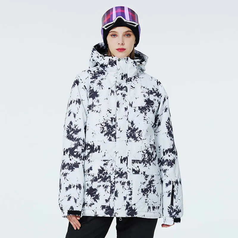 Hotian Women Hooded Insulated Snow Jacket HOTIAN