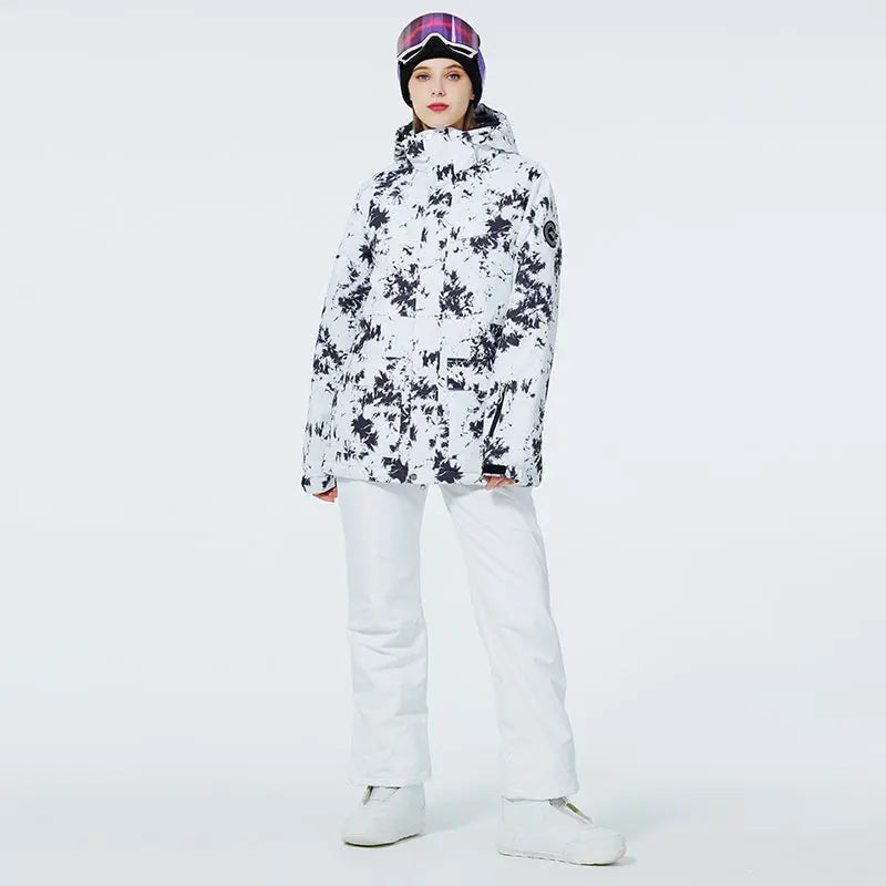 Hotian Women Hooded Insulated Snow Jacket HOTIAN