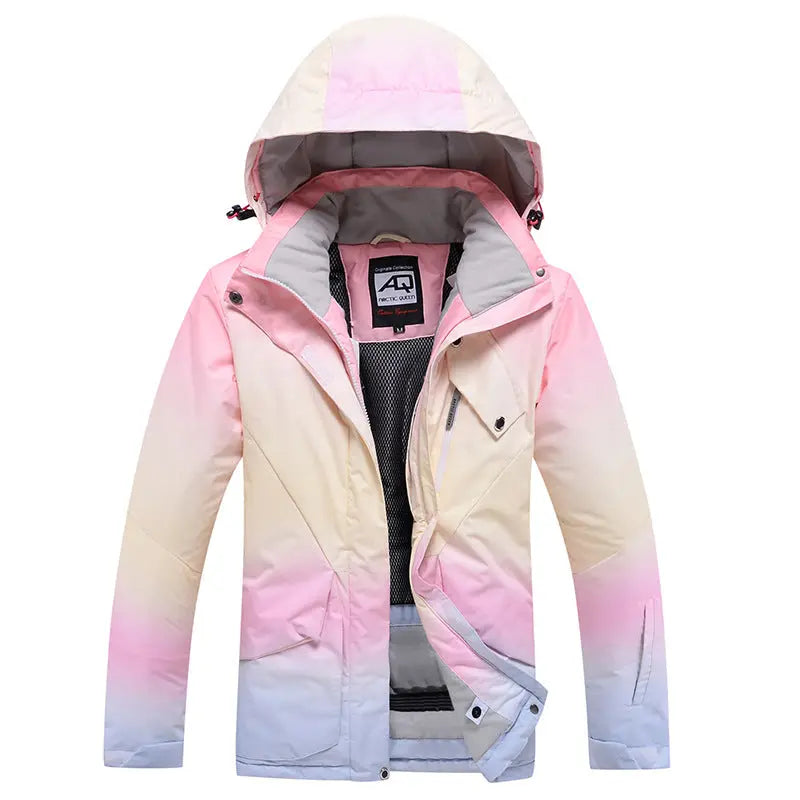 Hotian Women Insulated Ski Snowboard Cargo Jacket HOTIAN