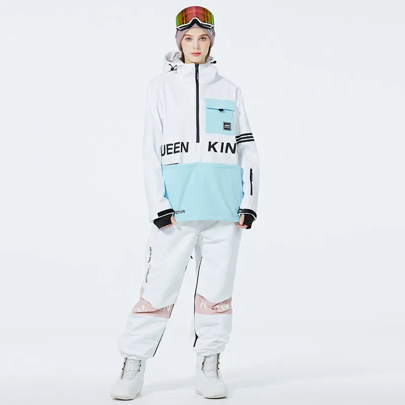 Women Ski Set Insulated Anorak Jacket & Jogger Pants