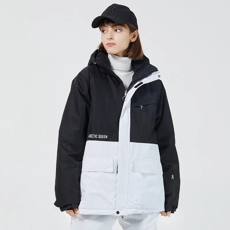 Hotian Women Ski Snow Cargo Jacket HOTIAN