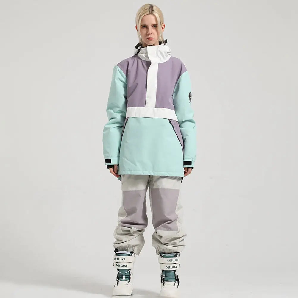 Hotian Women's Snowboard Anorak Jacket and Snow Pants HOTIAN