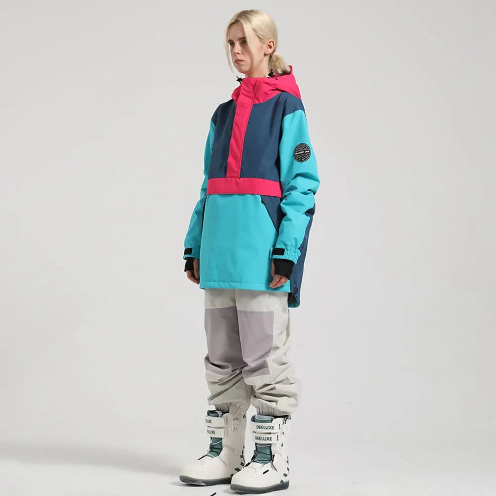 Hotian Women's Snowboard Anorak Jacket and Snow Pants HOTIAN