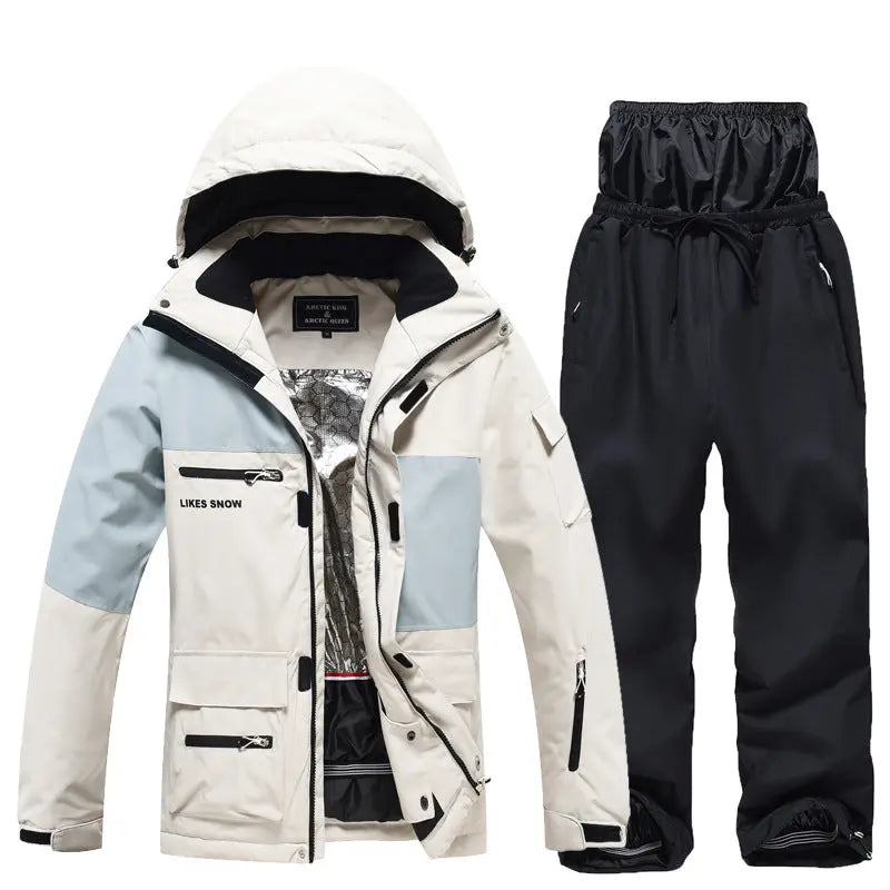 Hotian Women's Snow Jacket & Bib Pants HOTIANSNOW