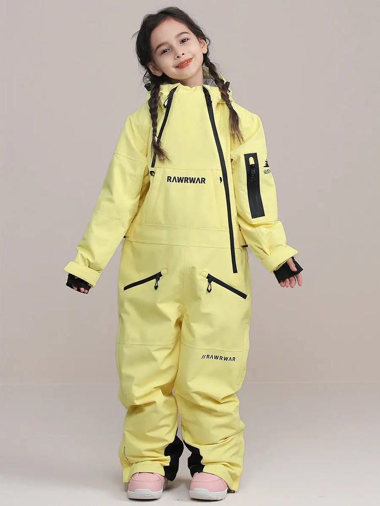 Kids Hooded Outdoor Ski & Snowboard Jumpsuits HOTIANSNOW