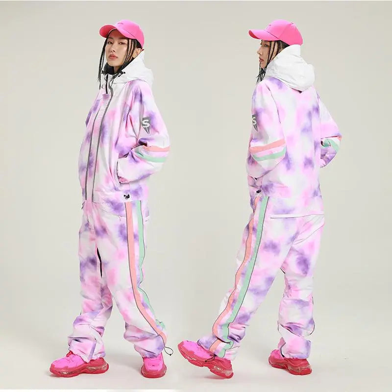 Women One Pieces Ski Suits Waterproof Ski Jumpsuit（复制） 