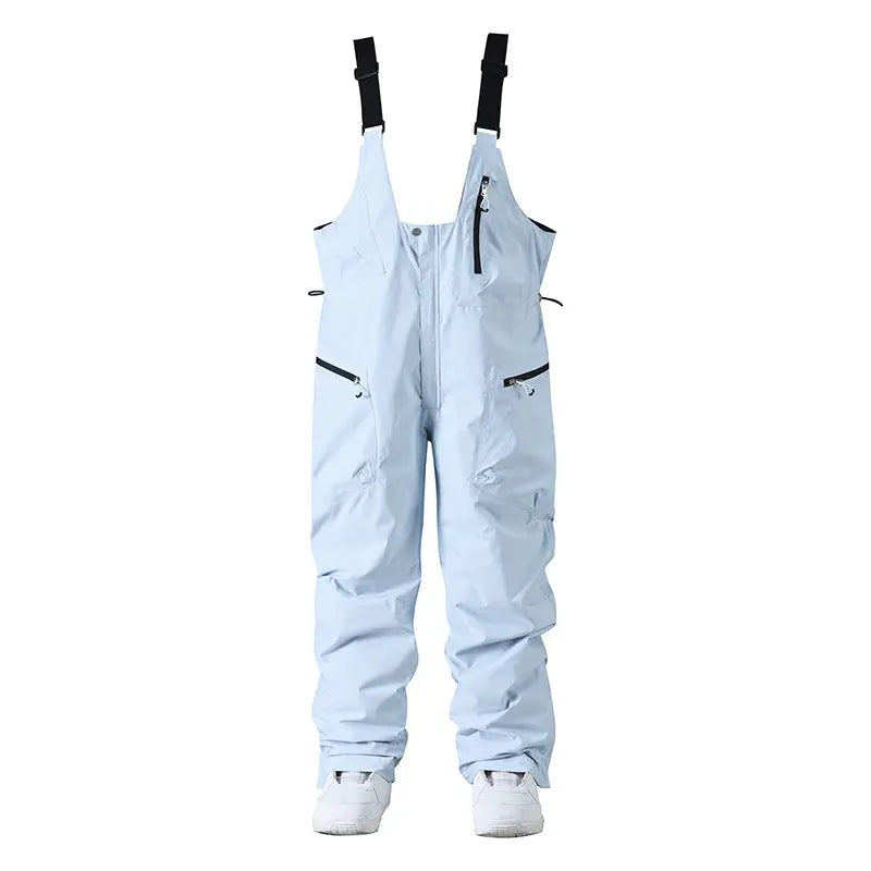 Loose Fit Ski Snow Bibs for Adult Warm One-piece Snow Overalls HOTIANSNOW