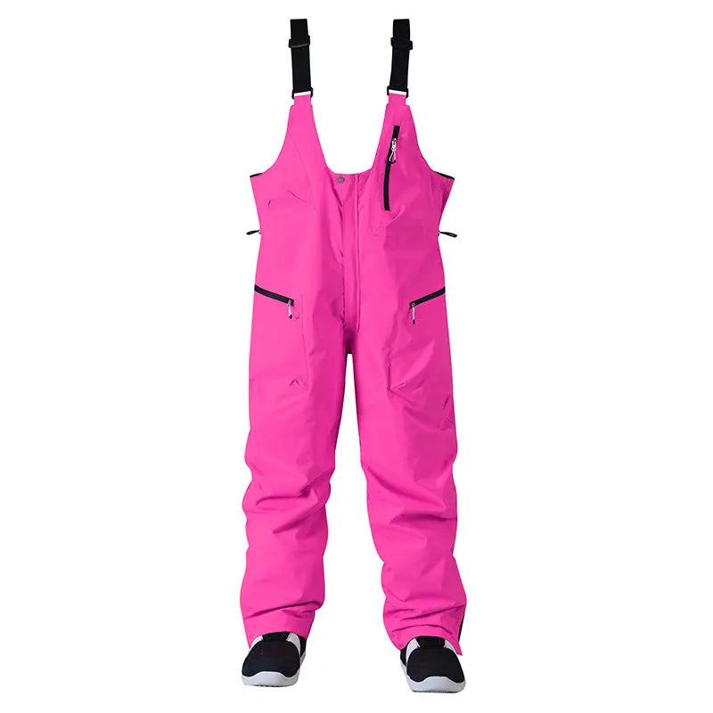 Loose Fit Ski Snow Bibs for Adult Warm One-piece Snow Overalls HOTIANSNOW