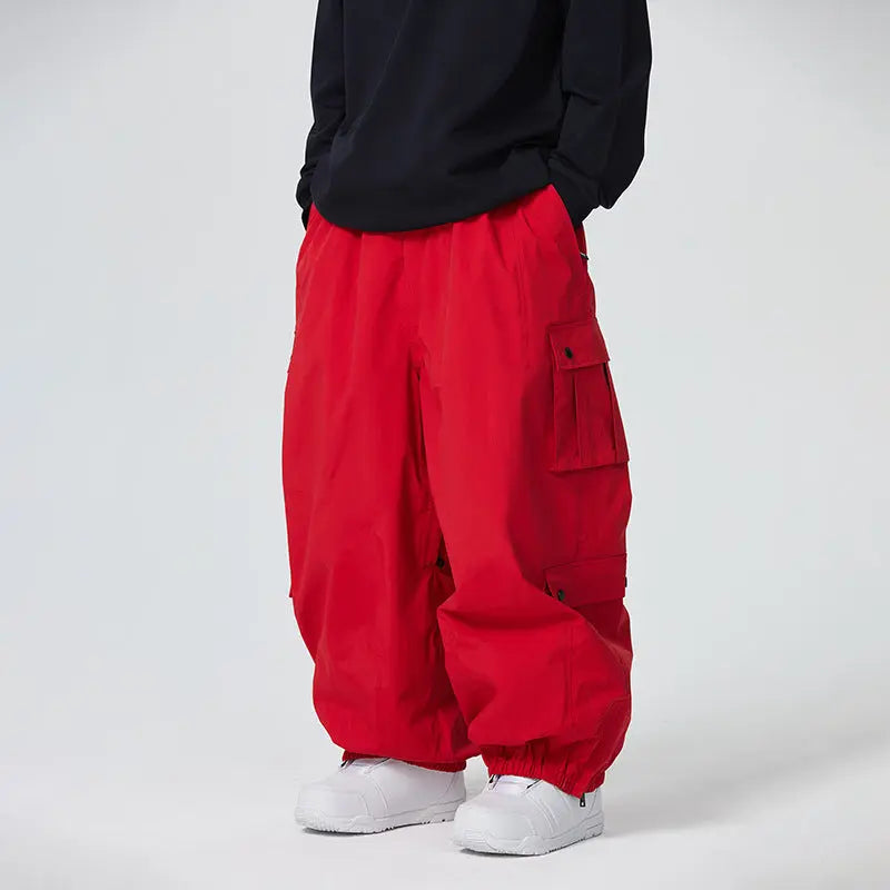 Loose Snowboarding Trousers Thermal Sports Trousers for Men Hotian