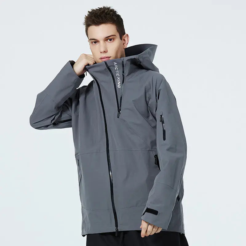 Men Insulation Windproof Skiing Jackets with Inner Puff Jacket HOTIANSNOW