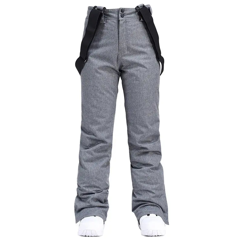 Men Women Outdoor Ski Snowboarding Bibs Pants 