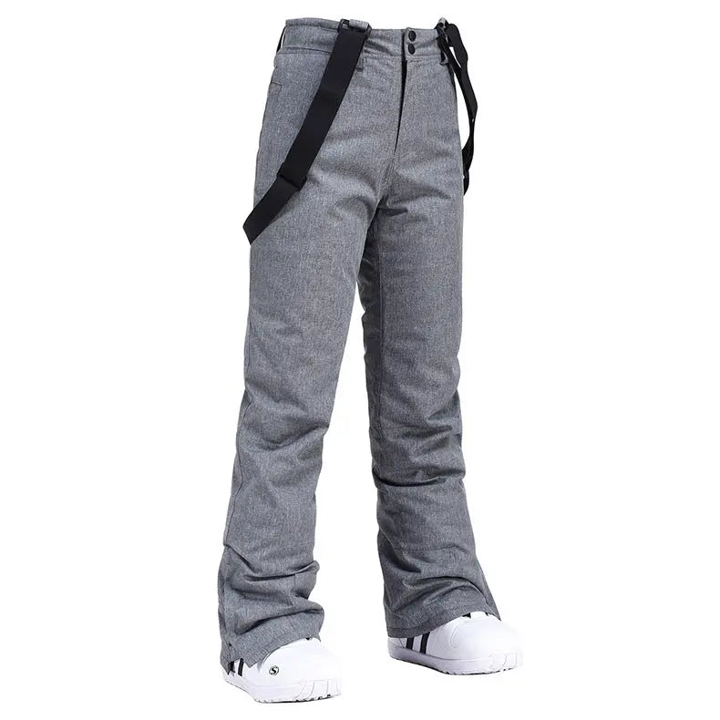 Men Women Outdoor Ski Snowboarding Bibs Pants 