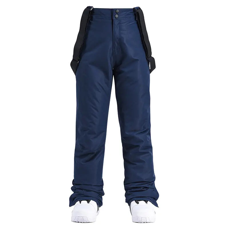 Men Women Outdoor Ski Snowboarding Bibs Pants 