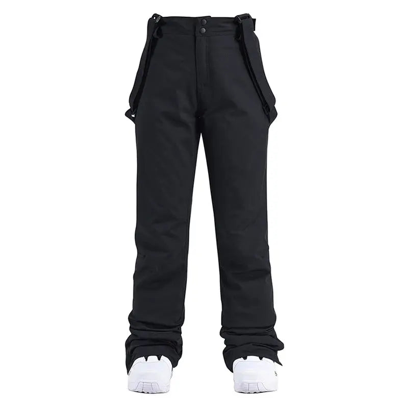 Men Women Outdoor Ski Snowboarding Bibs Pants 